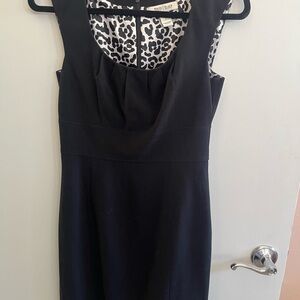 White House Black Market Black Sleeveless Mini Dress